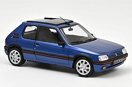 Modell Peugeot 205 GTi 1.9 1992 mit Sonnendach